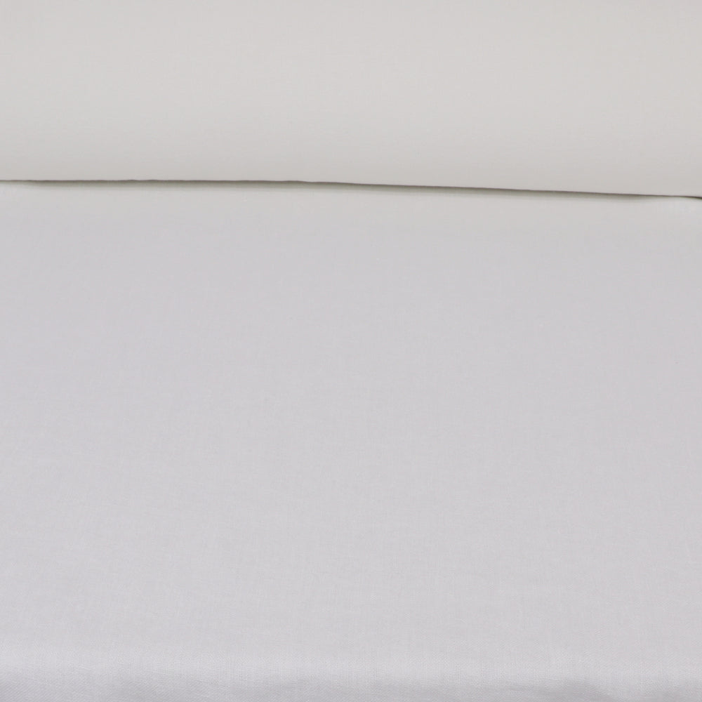 Madrid Bleached White Linen Double Width Room Fabric