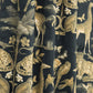 Wild Africa Gold Velvet Room Fabric