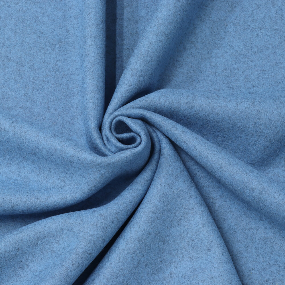 Glamorgan Light Aqua 100% Wool Room Fabric