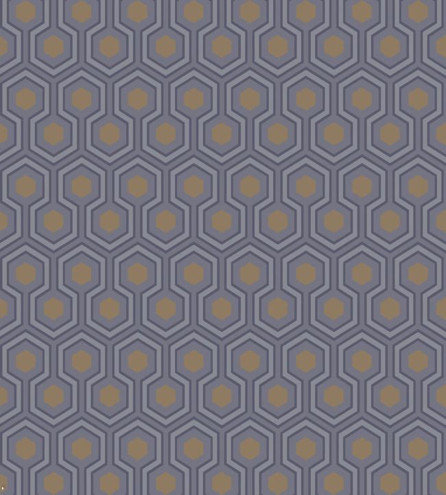 Hicks' Hexagon Wallpaper - Blue - Cole & Son