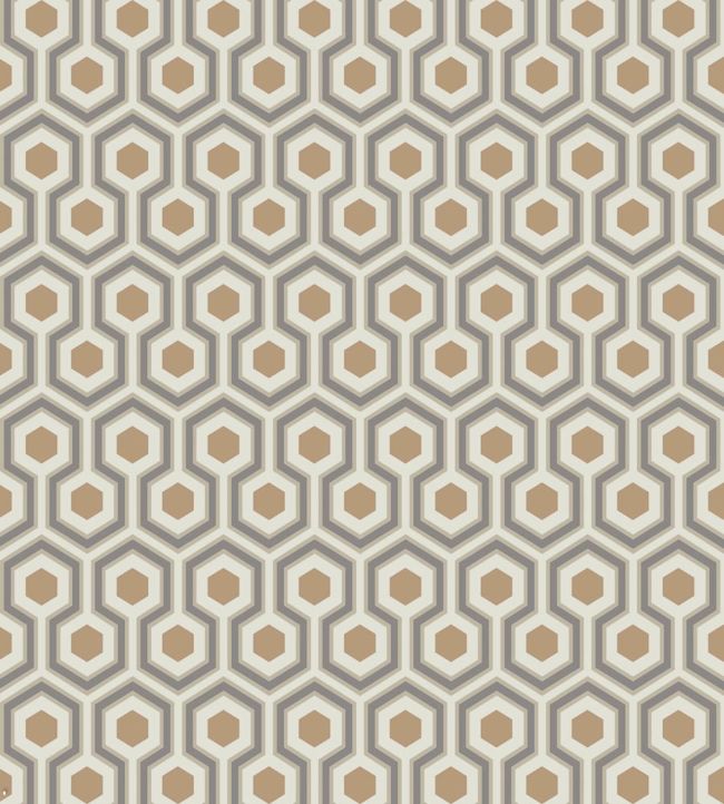Hicks' Hexagon Wallpaper - Sand - Cole & Son