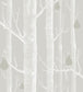 Woods And Pears Wallpaper - White - Cole & Son