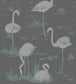 Flamingos Wallpaper - Green - Cole & Son