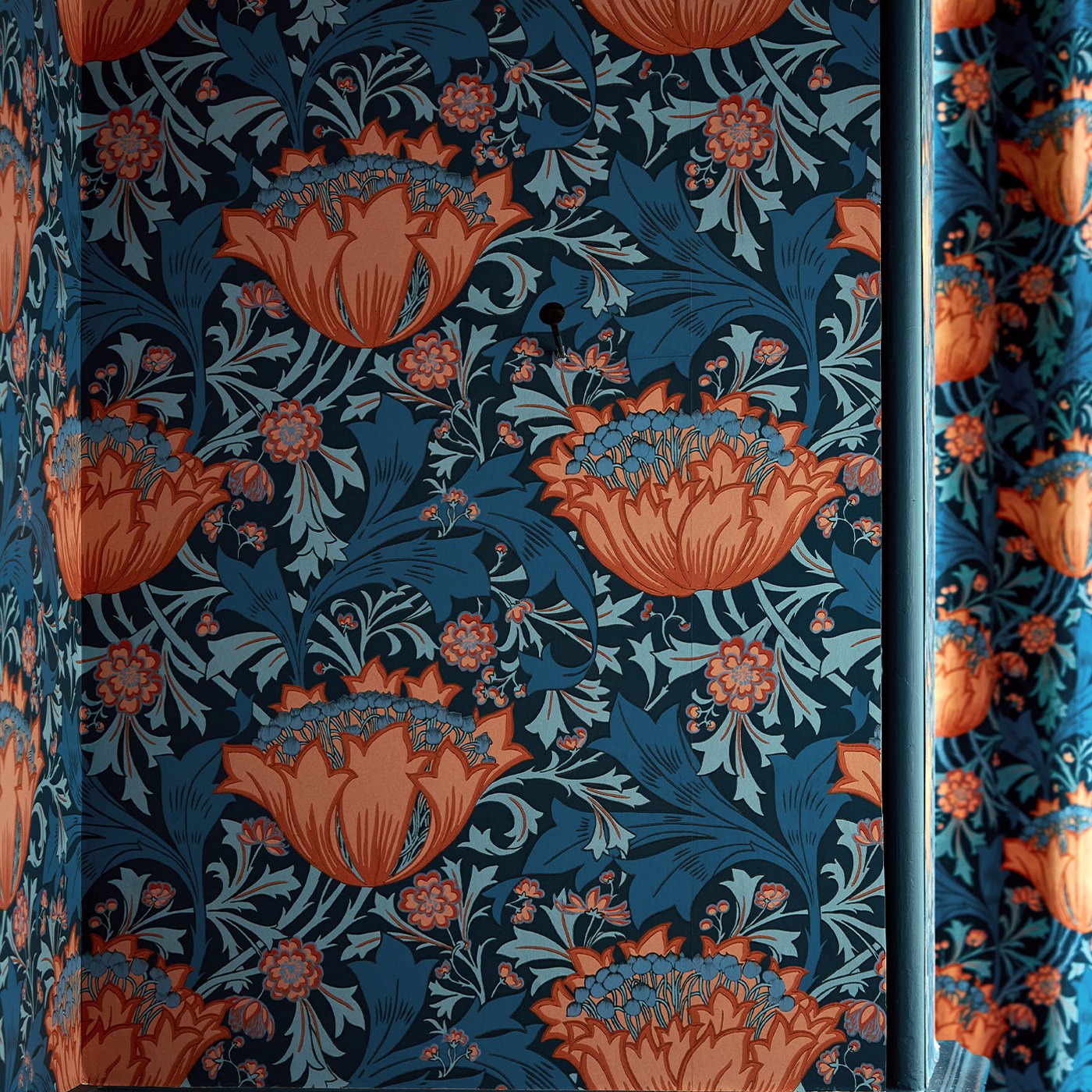 The St Sabastian Room Wallpaper 2 - Blue