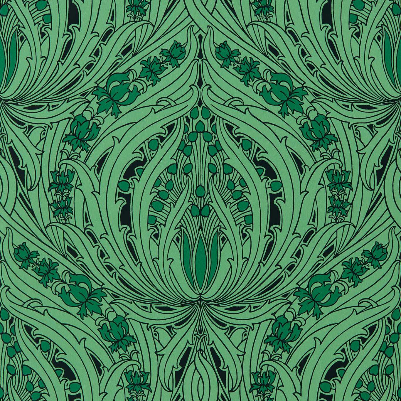 Mildmay Wallpaper - Green