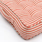 RHUBARB STRIPE linen chair Room cushion - Pink