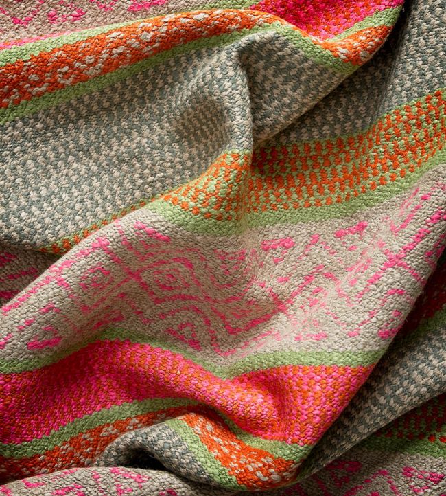 Pampas Room Fabric - Orange