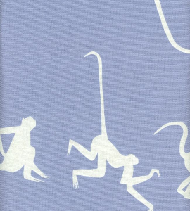 Monkey Puzzle Fabric - Blue