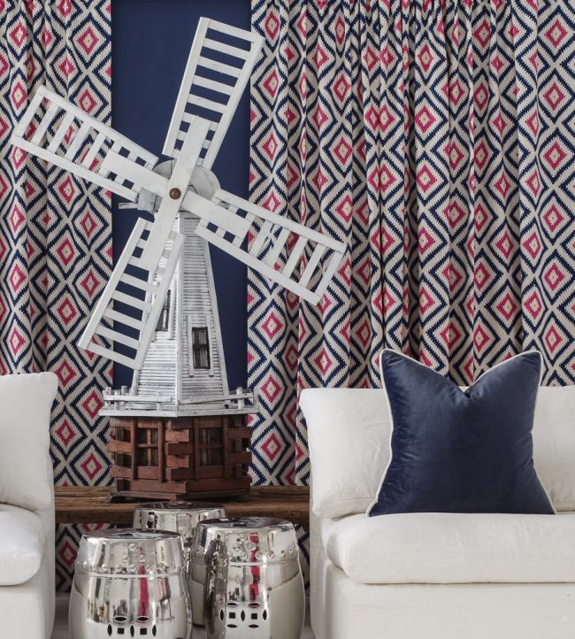 Glacier Room Fabric - Blue