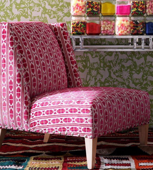 Pelican Room Fabric - Red