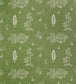 Friendly Folk Fabric - Green 