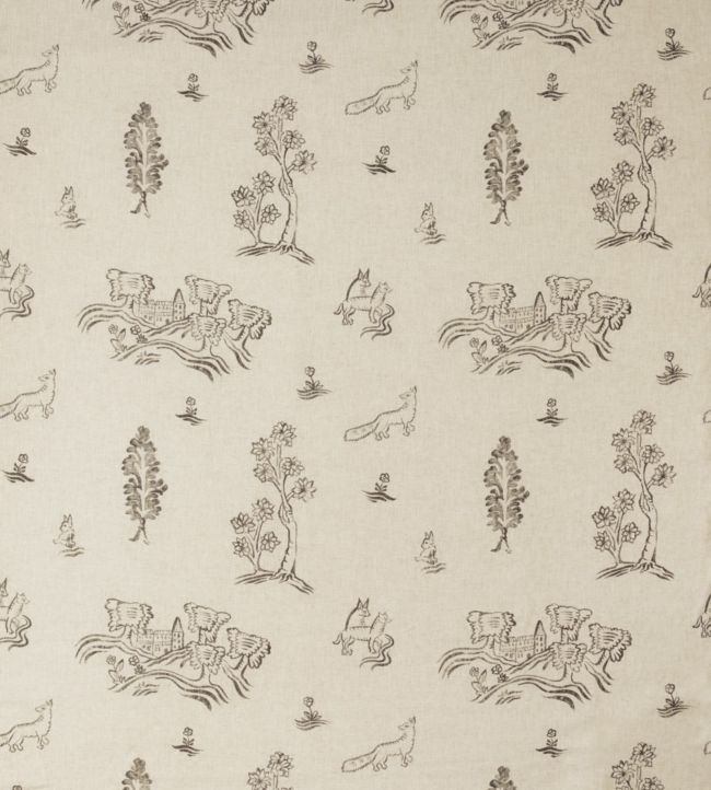 Friendly Folk Fabric - Cream 