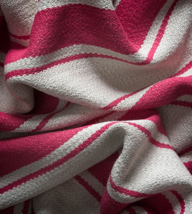 Mountain Stripe Room Fabric 3 - Red