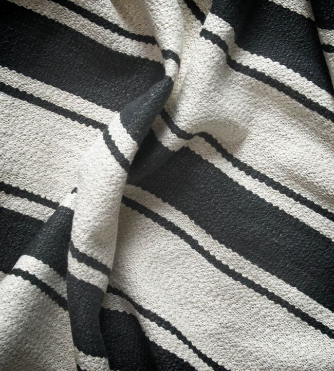 Mountain Stripe Room Fabric - Black
