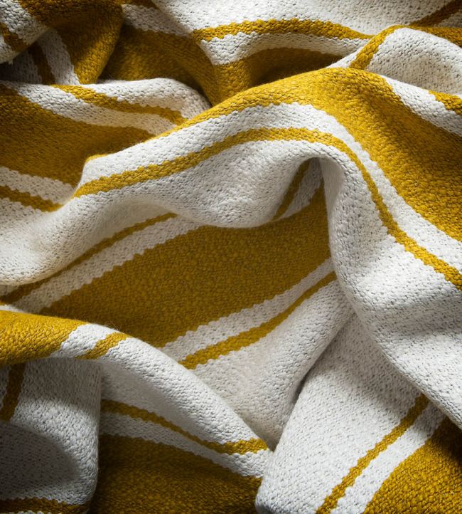 Mountain Stripe Room Fabric - Yellow