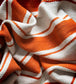 Mountain Stripe Room Fabric - Orange