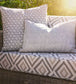 Glacier Outdoor Room Fabric - Gray