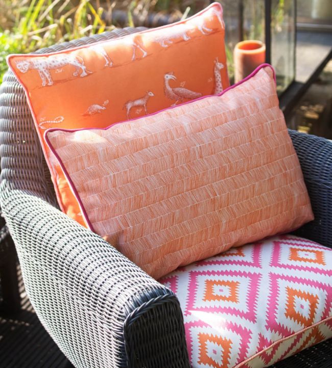 Kingdom Outdoor Room Fabric 2 - Gray