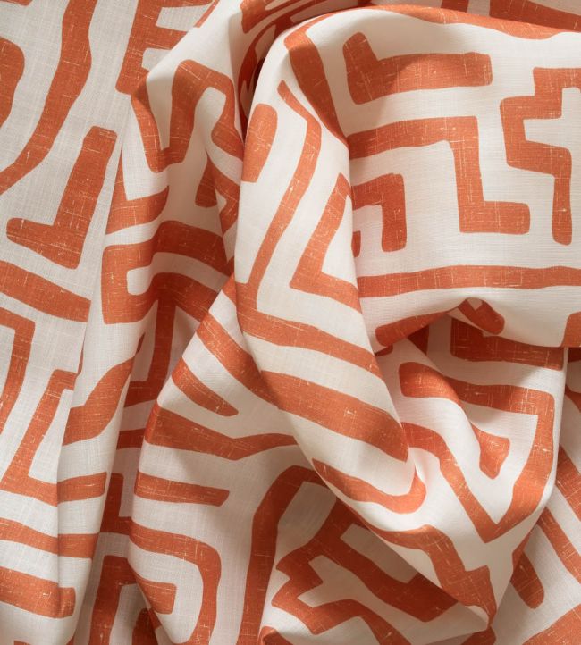 Reef Outdoor Room Fabric - Orange