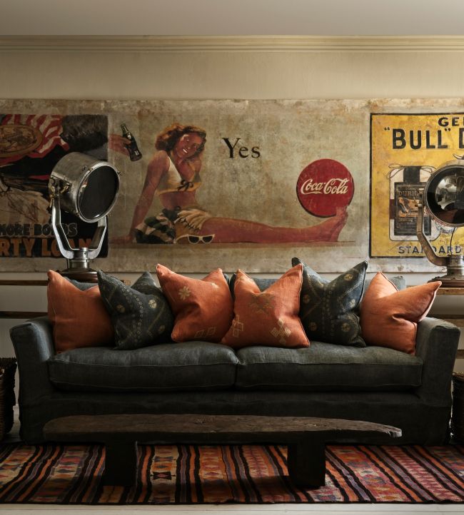 Kilimanjaro Room Fabric - Orange