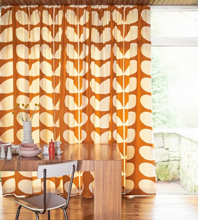 Giant Stem Room Fabric - Orange