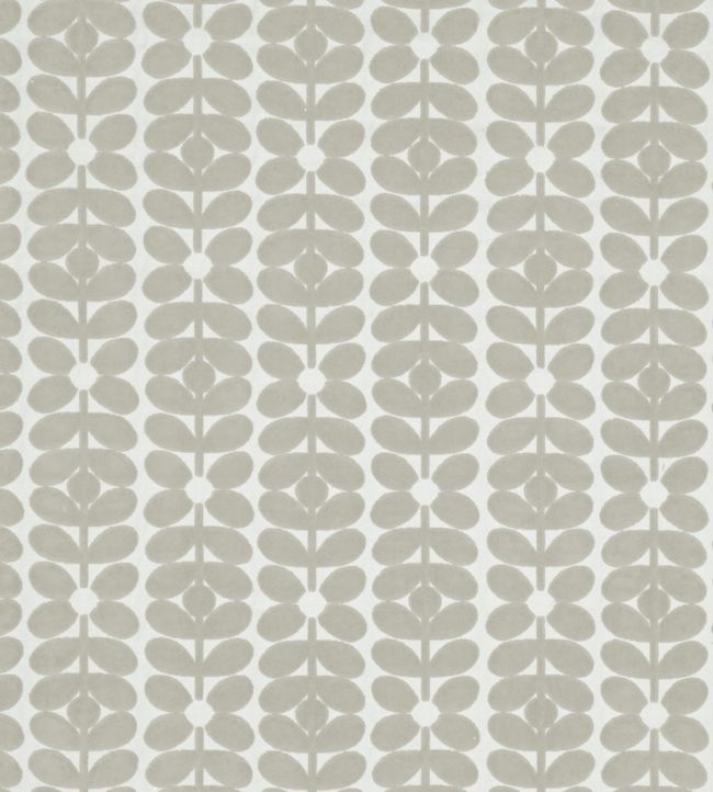 Velvet Sixties Stem Fabric - Gray 