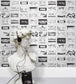 C60 Room Wallpaper - White