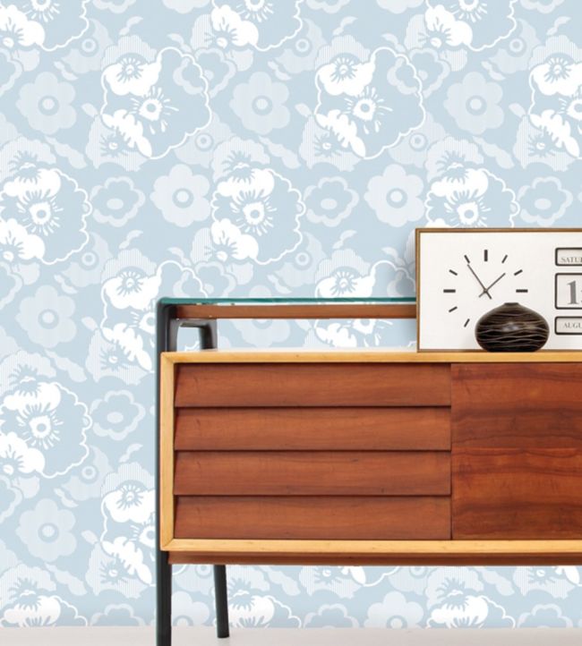 Alice Room Wallpaper - Blue