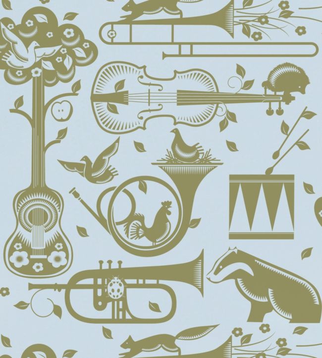 Pet Sounds Wallpaper - Teal