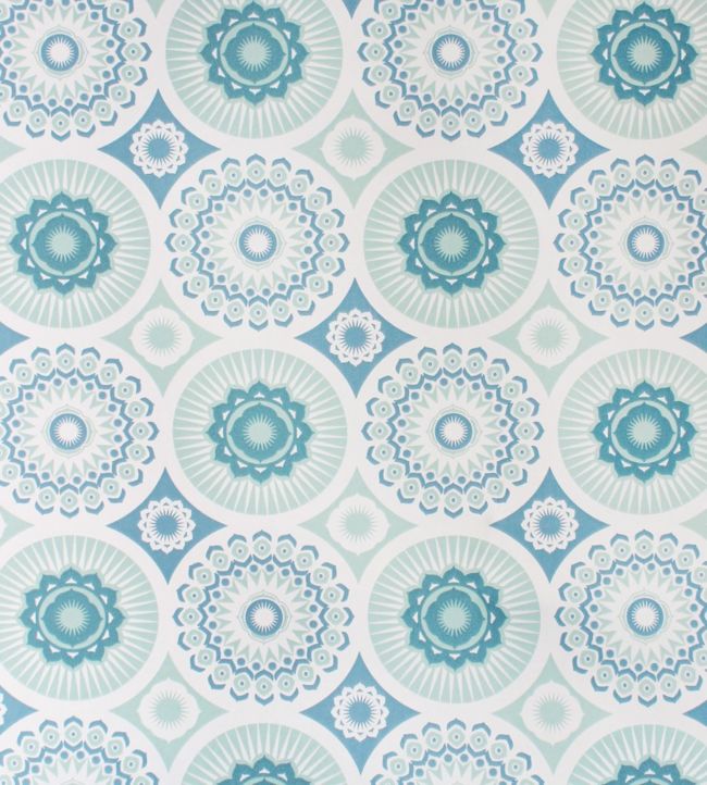 Darjeeling Wallpaper - Blue