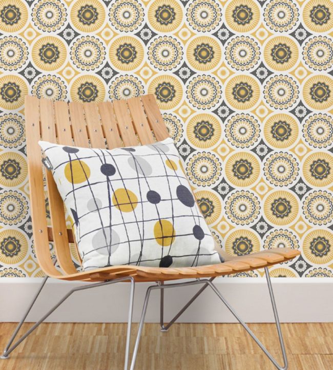 Darjeeling Room Wallpaper - Yellow