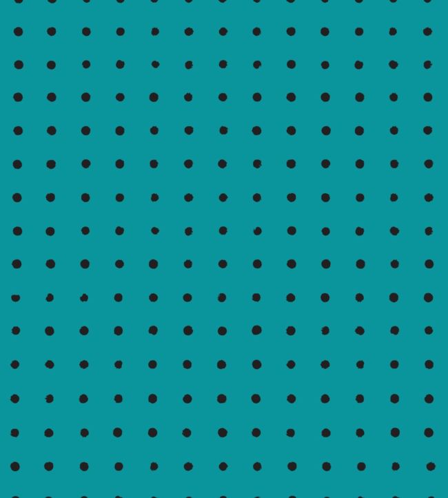Peggy Wallpaper - Teal 