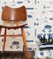 Dungeness Room Wallpaper - Blue