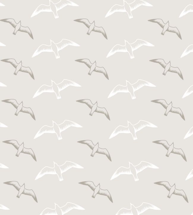 Gulls Wallpaper - Silver
