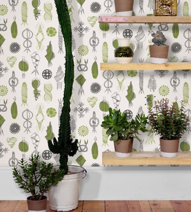 Equinox Room Wallpaper - Green