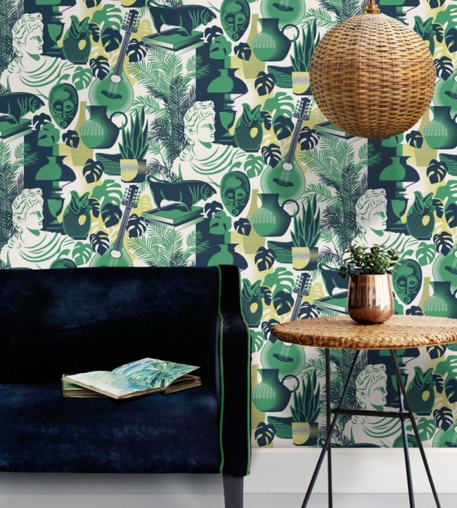 Art Room Wallpaper - Green