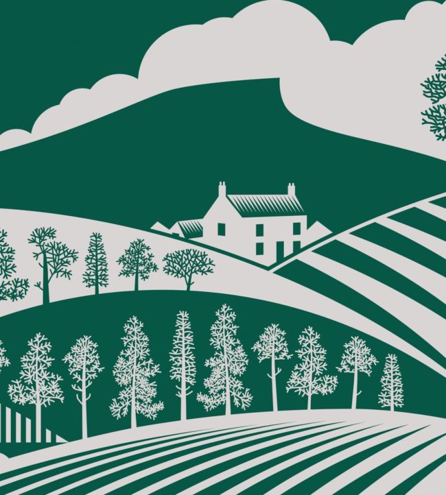 Moordale Wallpaper - Green 