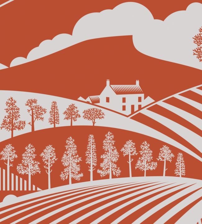 Moordale Wallpaper - Red 