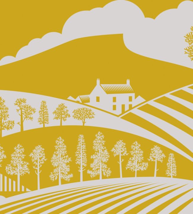 Moordale Wallpaper - Yellow 