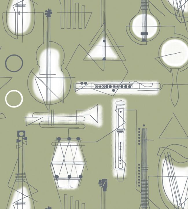 Concert Wallpaper - Green 