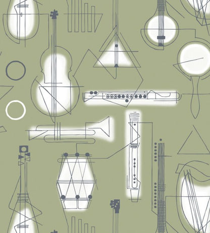 Concert Wallpaper - Green 