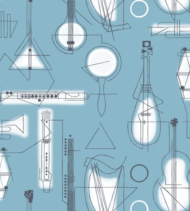 Concert Wallpaper - Blue 