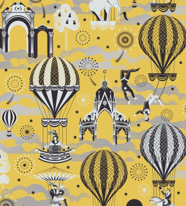Pleasure Gardens Wallpaper - Gold 