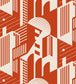 Bauhaus Wallpaper - Red