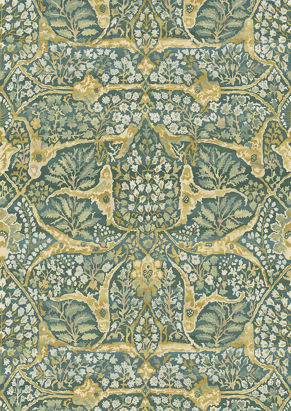 Alhambra 50 Extra Wide 51" Wallpaper - Green