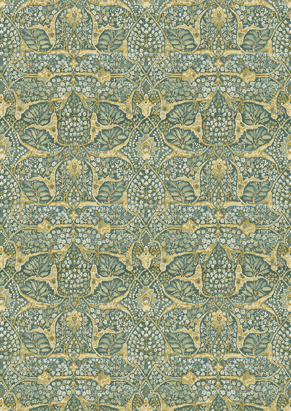 Alhambra 50 Extra Wide 51" Room Wallpaper 2 - Green