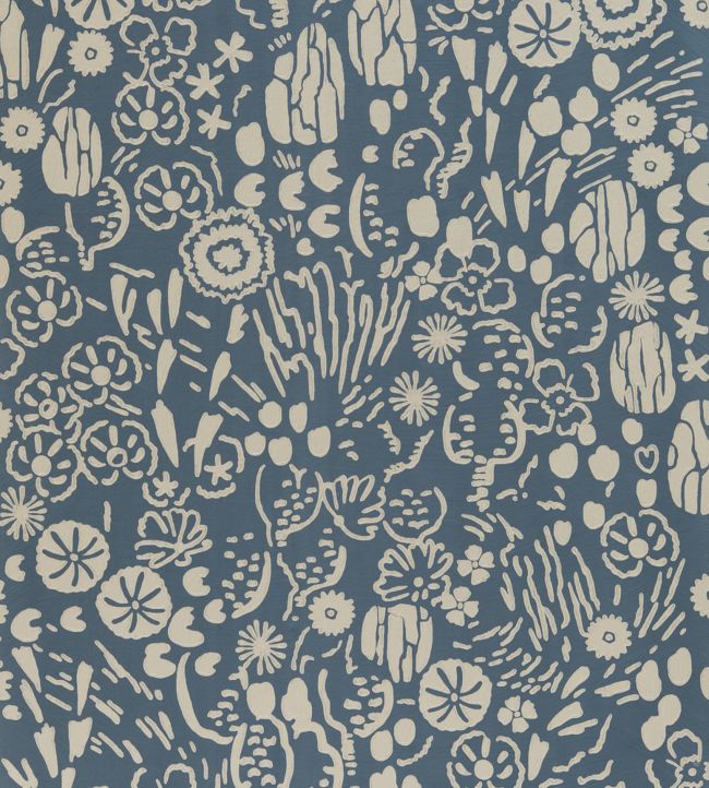 Atacama Wallpaper - Stiffkey Blue - 5806 - Farrow & Ball