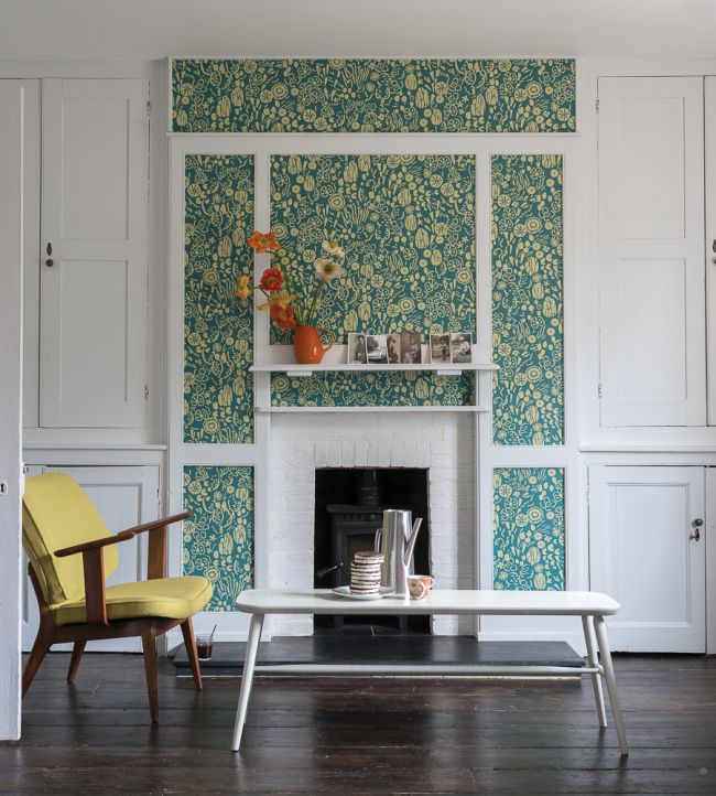 Atacama Wallpaper - Yeabridge Green - 5804 - Farrow & Ball