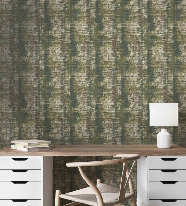 BAZAAR6 - Bazaar Wallpaper - Sage - Arley House