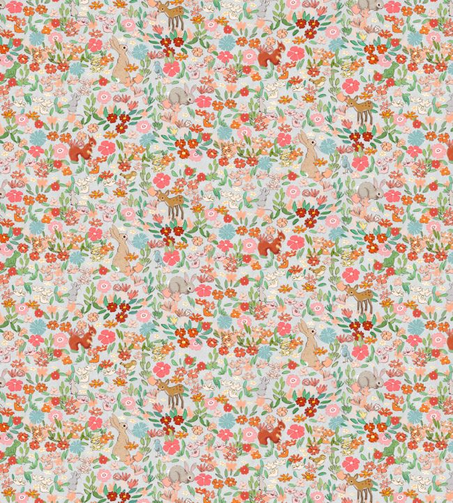 Flower Friends Fabric - Pink